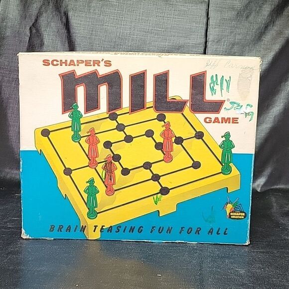 Rare Vintage Old SCHAPER'S MILL GAME 1960's Boxed - Picture 1 of 10